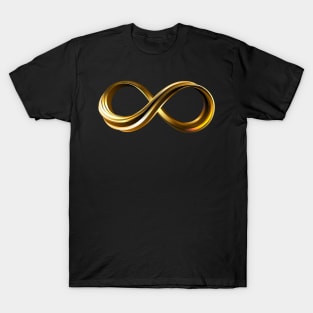 Infinity of layered gold T-Shirt